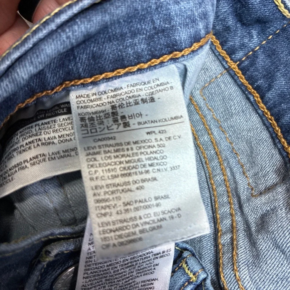Levi's 514 Straight Fit Jeans Mens‎ 36x32 Blue Denim Work Western Cowboy